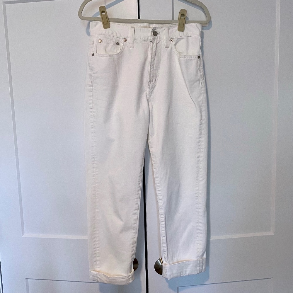 Madewell White Perfect Summer Jean, 28